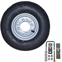 Spare Wheel & Tyre with Mounting Bracket for Erde & Daxara 120 121 122 Trailer