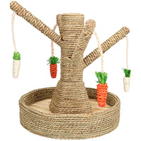 Small Animals Boredom Breaker Fun Tree To Chew & Scratch Toy 25x25x30cm