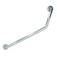 Angled Stainless Steel Grab bar Handle Support Rail Disability Aid 250mm x 590mm