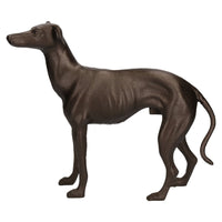 Grey Hound Whippet Dog Cast Iron Statue Figure Trophy Ornament Sculpture