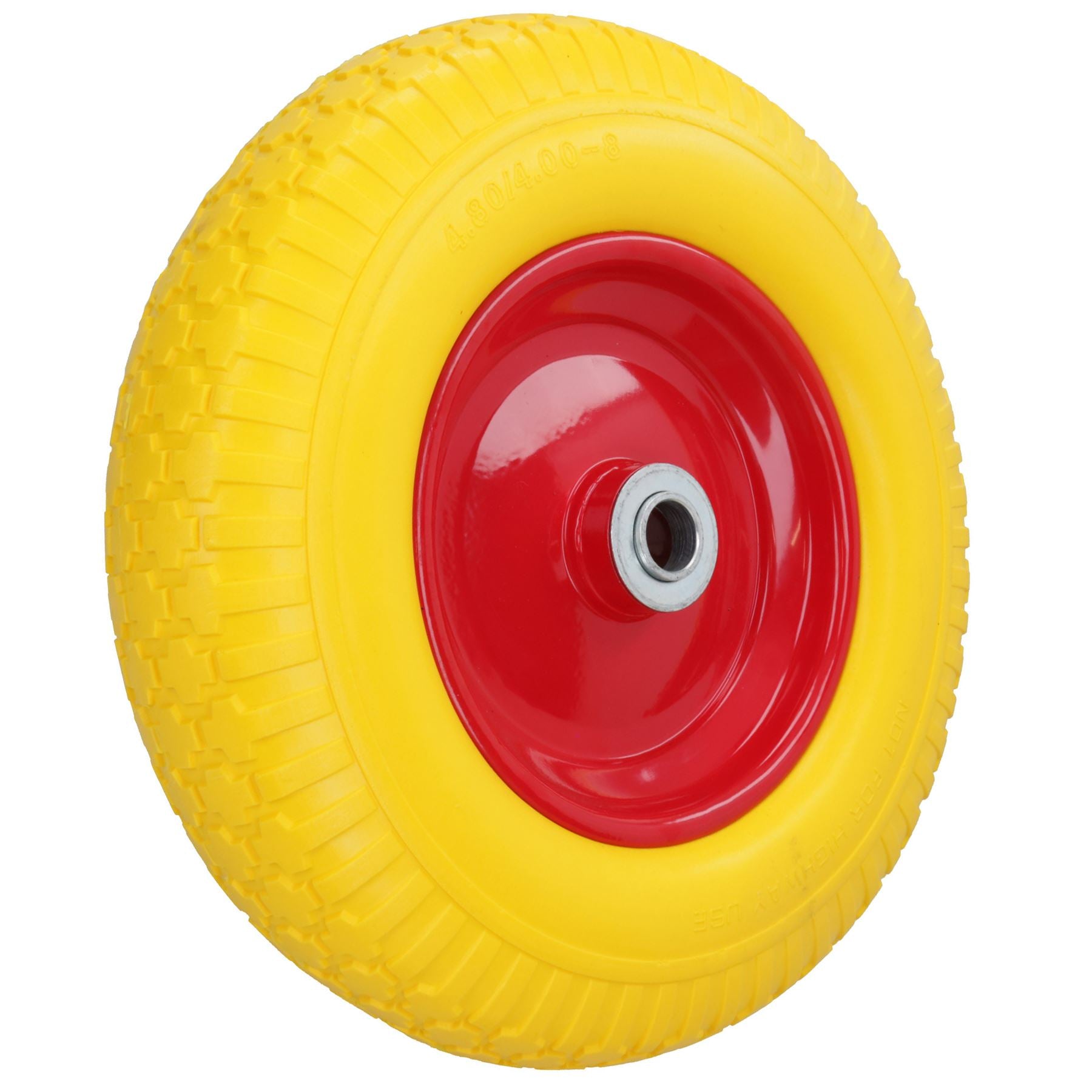 14.5in Puncture Proof Foam Filled Wheelbarrow Wheel 25mm Bore 200kg Capacity