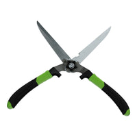 Dual Grip Straight Blade Hedge Shears Garden Trimming Secateurs Hand Pruners