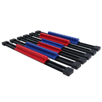 Socket Storage Rails Plastic Holder Organiser Rails 1/4in 3/8in + 1/2in 6pc Set