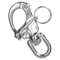 Snap Shackle with Swivel Marine Grade 70mm Stainless Steel Rigging Carabiner