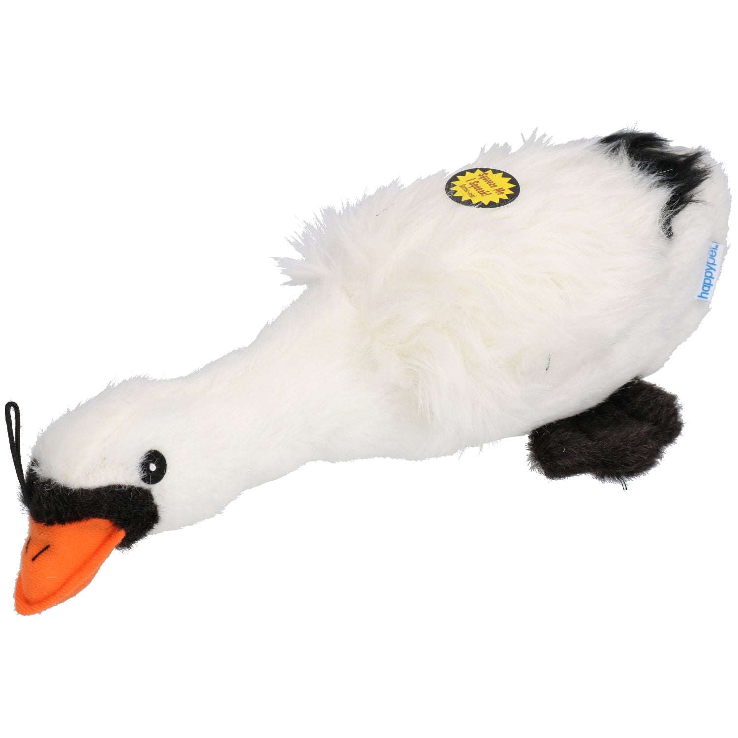 Migrator Swan Large Soft Plush Dog Toy With Authentic Sound 35cm