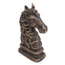 Horse Head Bust Bookends Ornament Figurine Cast Iron Book Ends Stand Holder