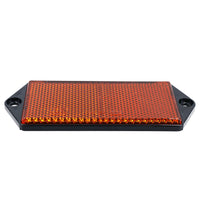 Large Rectangular Side Reflectors Amber, Red or White for Trailers Fence / Gate Posts