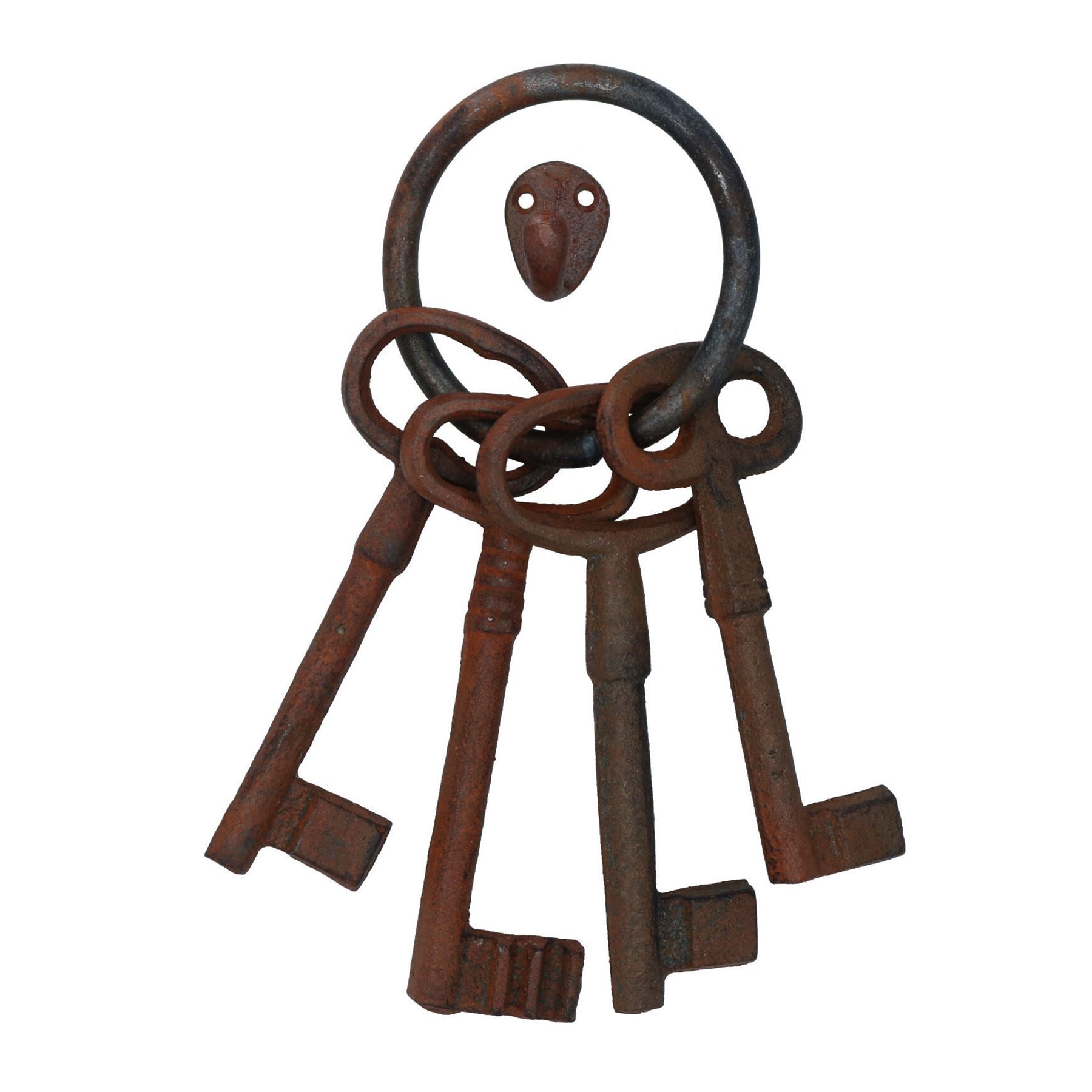 Large Jailer Rust Keys Cast Iron Door Rustic Decoration Garden Tool Shed House