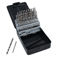 Metric HSS G Drill Bit Set Split Point Drills in 0.1mm Increments 1mm – 6mm 51pc