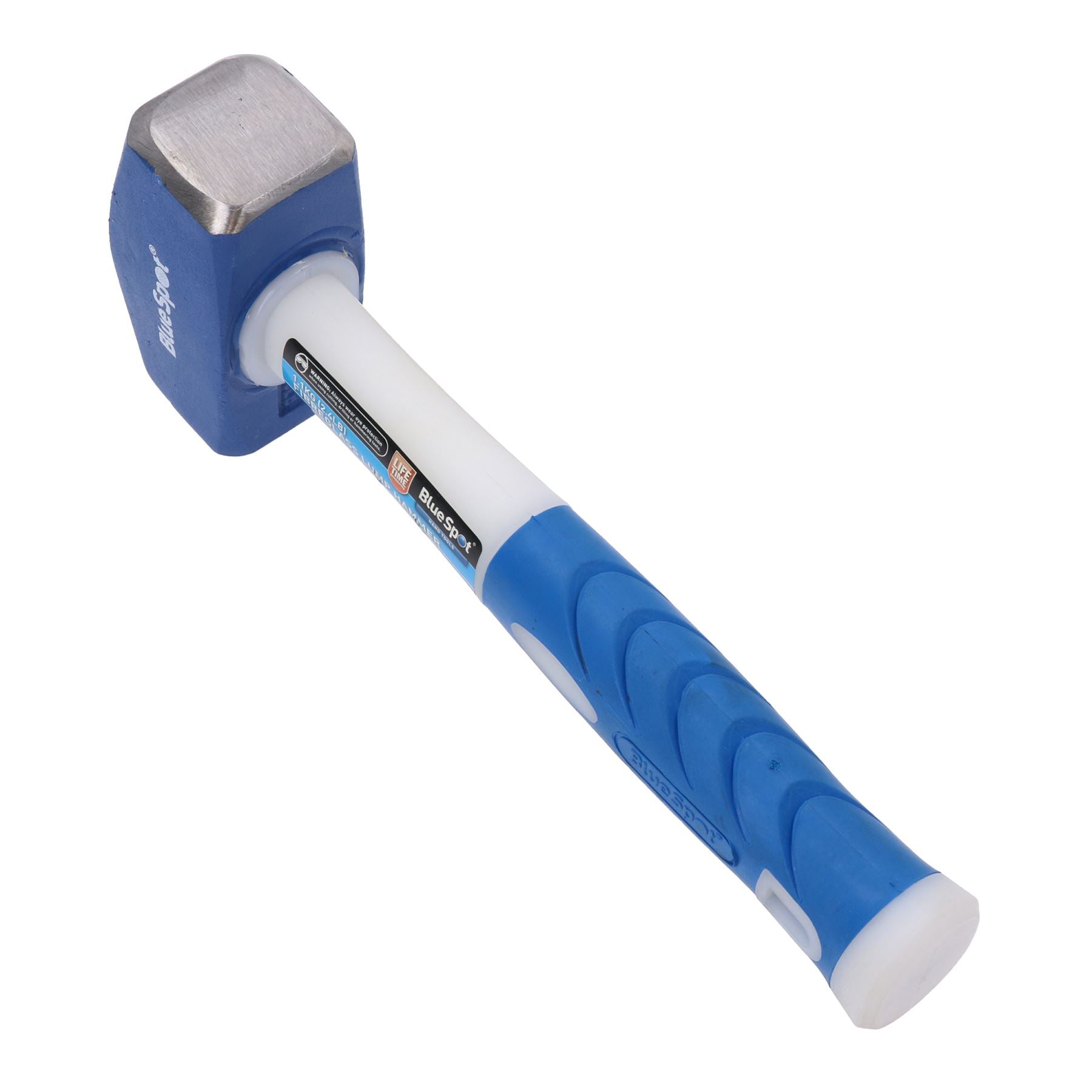 Double Faced Fibreglass Shaft Lump Sledge Hammer 2.4lb / 1.1KG TPR Handles