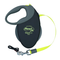 Giant M 8M Neon Yellow Sturdy Retractable  Extending Lead Dog Walking Training