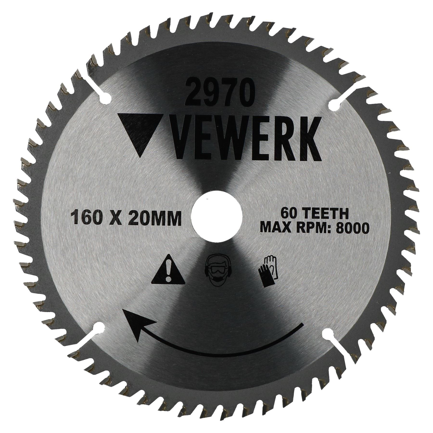 160mm x 20/16mm 60T TCT Circular Saw Blade Tungsten Carbide Tipped Cutting