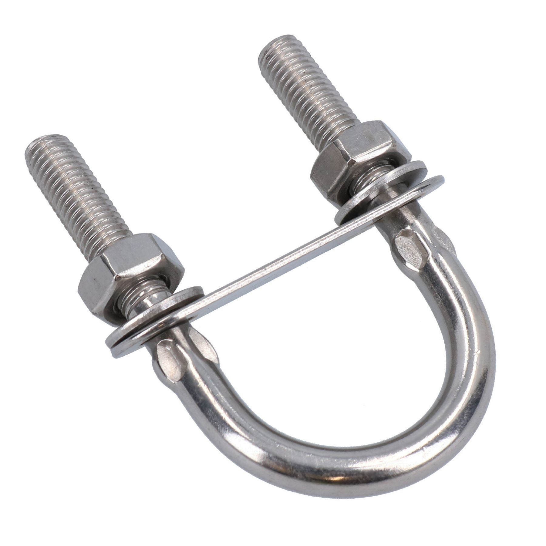 M10 40mm x 82mm U-Bolts / N-Bolts Stainless Steel Marine Grade Boat Trailer