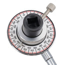 1/2in Drive Torque Setting Angular Gauge Magnetic Flexible Arm + 24in Breaker Bar