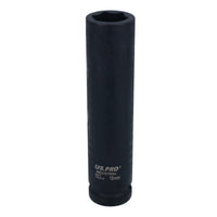 Extra Deep Long Metric MM Impact Socket 1/2" Drive 6 Sided Single Hex