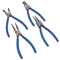 4pc Large Circlip Plier Pliers Set (9") Internal External Snap Ring TE172