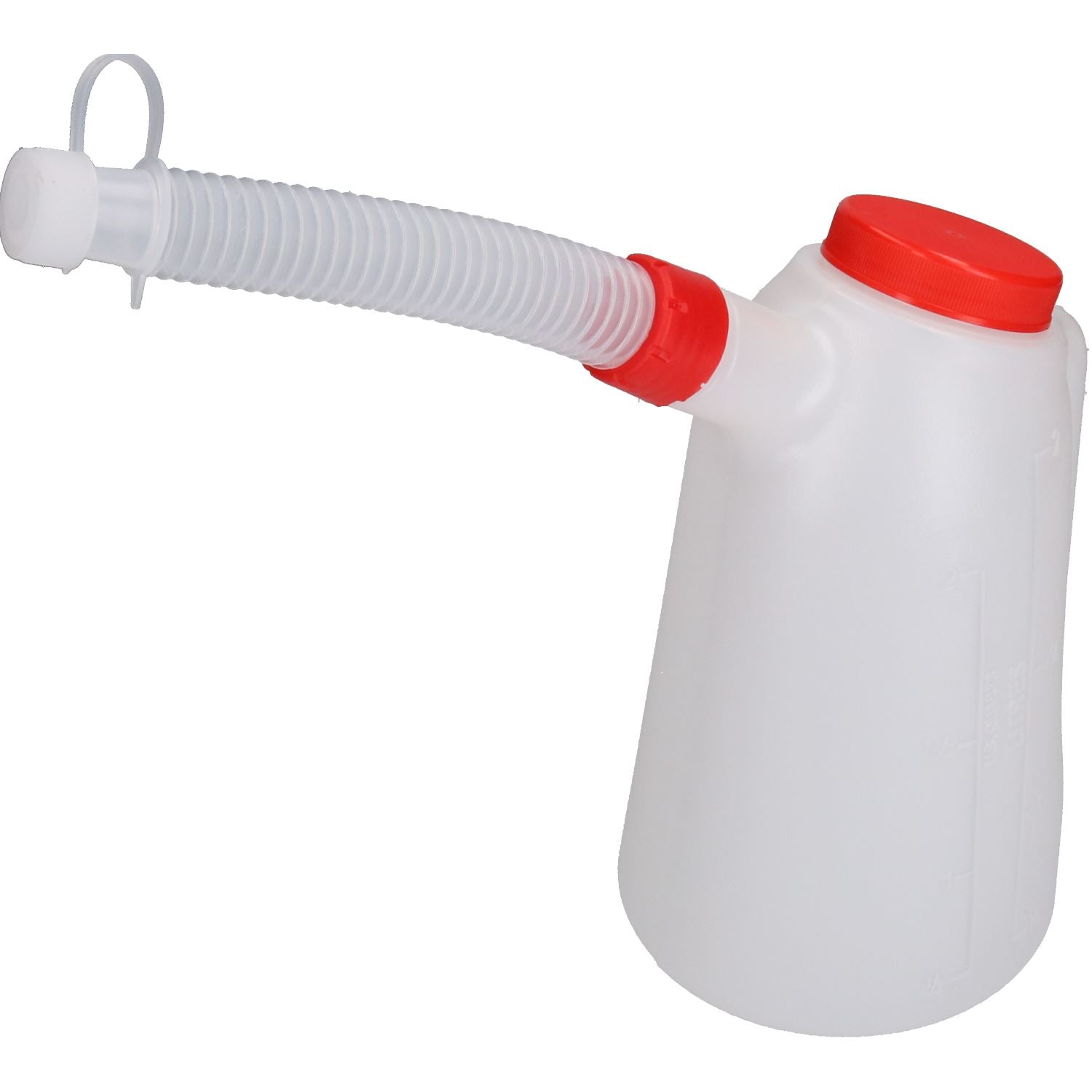 Measuring Pouring Jug 2 Litre Capacity with Flexible Spout for Fuels Liquids Water