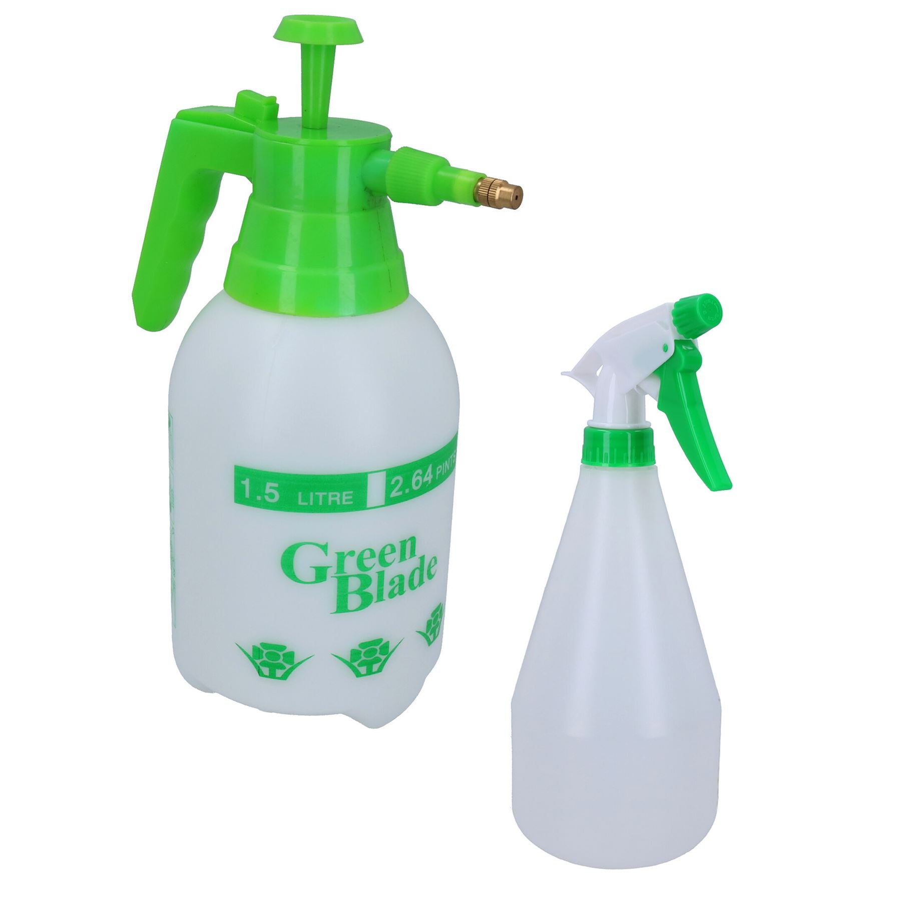 Spray Mist Bottle Nozzle 2pc Set Planting Gardening Watering Pressure Sprayer