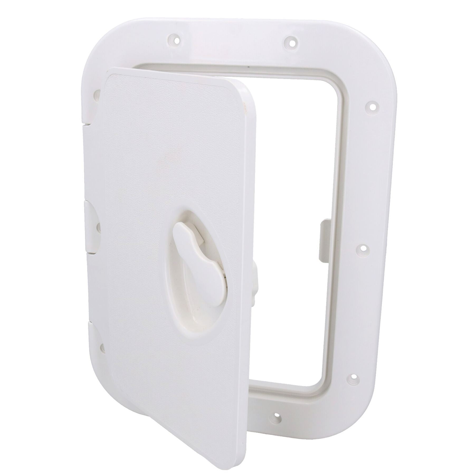 Hinged Plastic Inspection Hatch 375 x 270mm Boat Motorhome Caravan