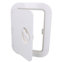 Hinged Plastic Inspection Hatch 375 x 270mm Boat Motorhome Caravan