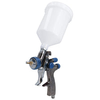 LVLP Gravity Feed Air Spray Paint Gun With 1.4mm Nozzle 600ml Cup Capacity