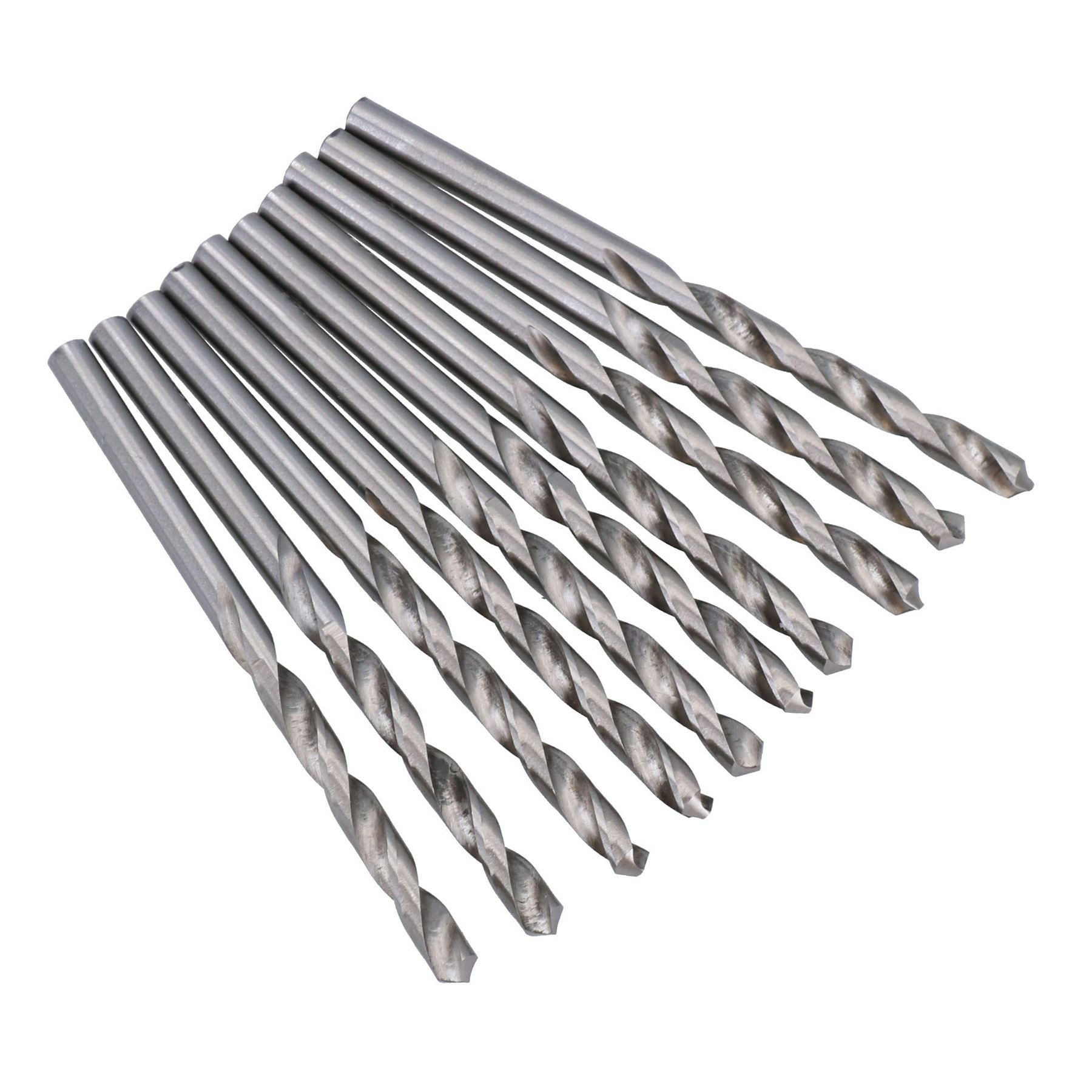 Metric HSS Drill Bits for Metal Wood Plastics Model Making Drill 10pk