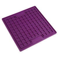 Purple Playdate Classic Slow Food Snack Treat Bowl Anti-Anxiety Mat for Dog Cat