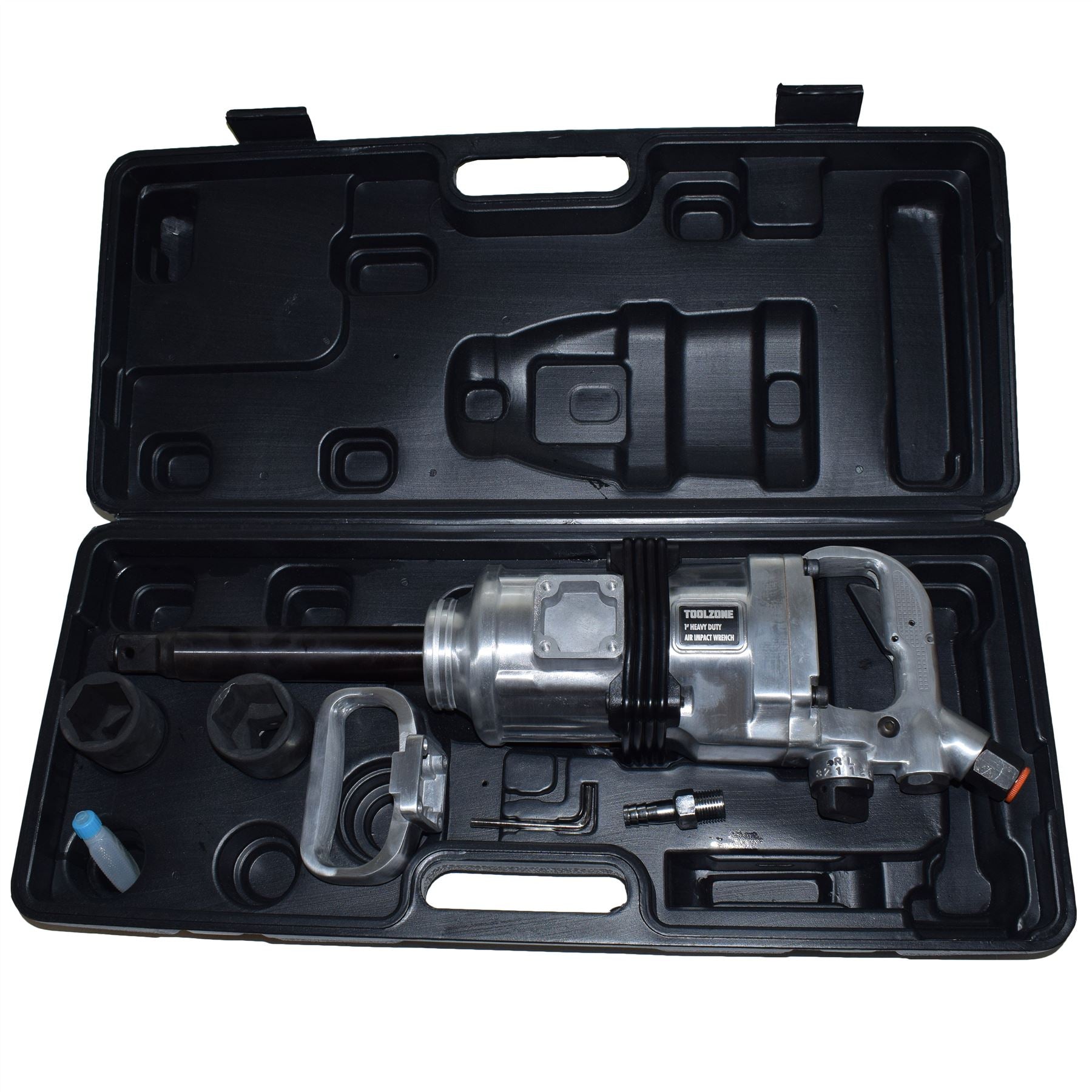 1" dr Air Impact Wrench Gun 38/41 Sockets 2200Nm/1620ftlbs Anvil Hammer