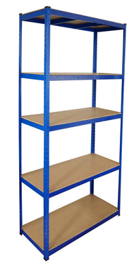 Steel Shelving Racking Unit with 5 Shelves Garage Shelf Storage Unit 2.2m x 1.2m