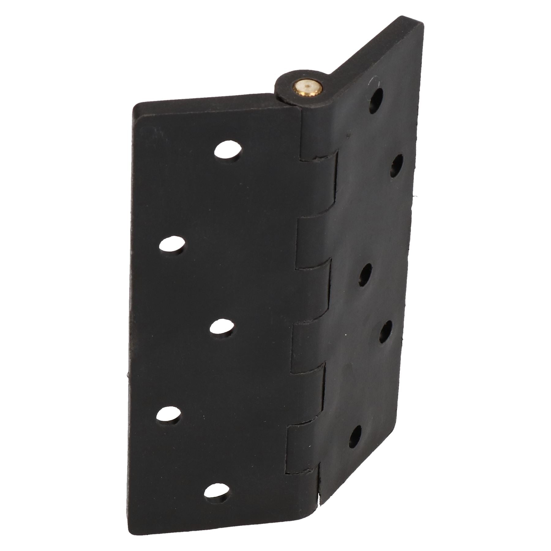 Black Reinforced Nylon Plastic Hinge 67x102mm Italian Made Industrial Quality