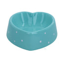 Heart Shaped Poka Dot Small Animal Puppy Kittens Small Dog Bowl 15cm/300ml