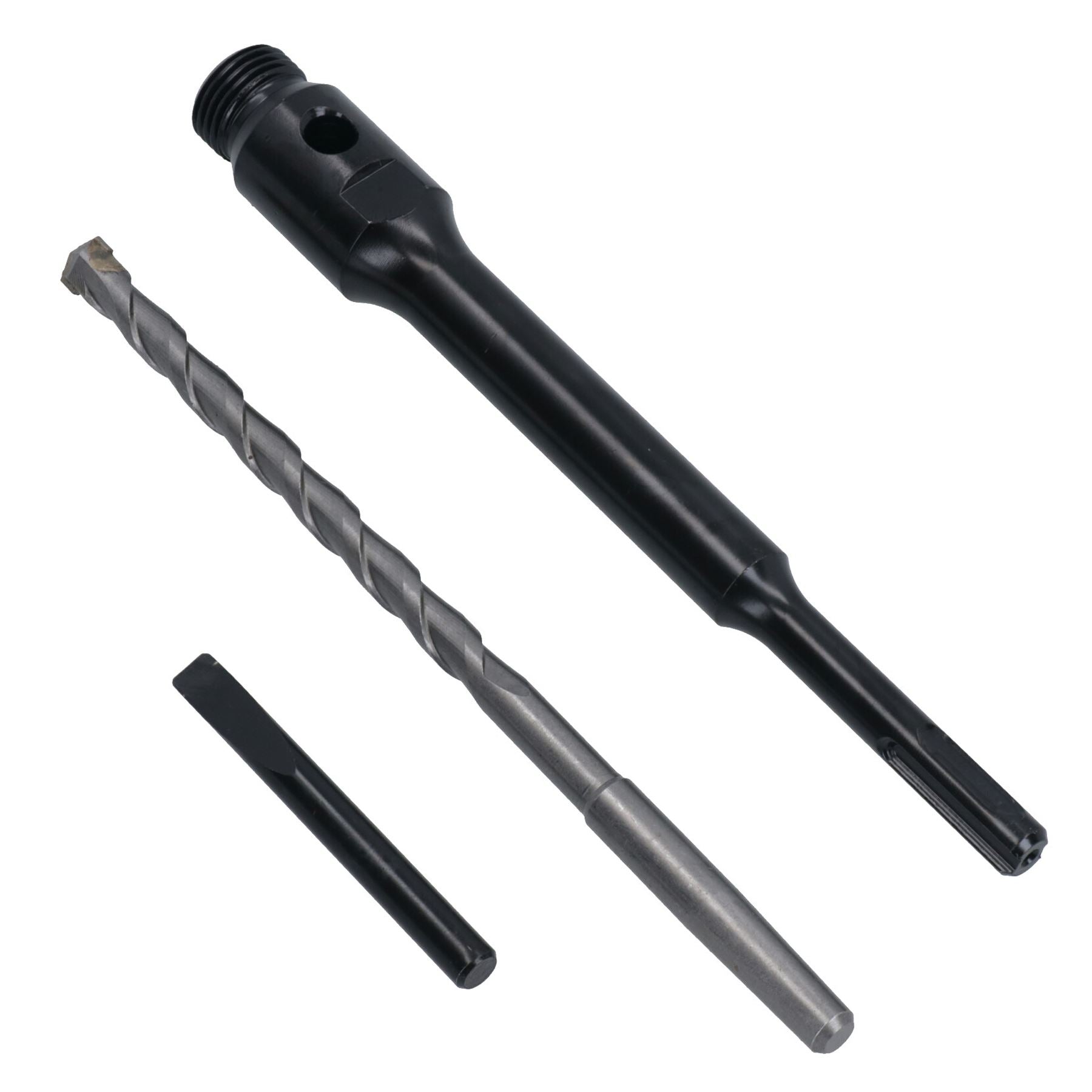 SDS Arbor Guide Drill and Drift Key 200mm Long 1/2in BS Thread for Core Drills