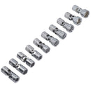 Universal Wobble Metric Sockets U J's 10 - 19mm 10pc Set 3/8" Drive AT839