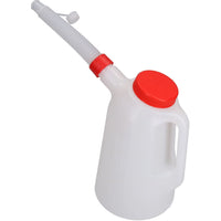 Measuring Pouring Jug 2 Litre Capacity with Flexible Spout for Fuels Liquids Water