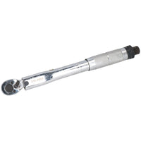 1/4" Drive Click Torque Wrench 5 - 25 Nm With Metric Sockets + 5pc Extensions