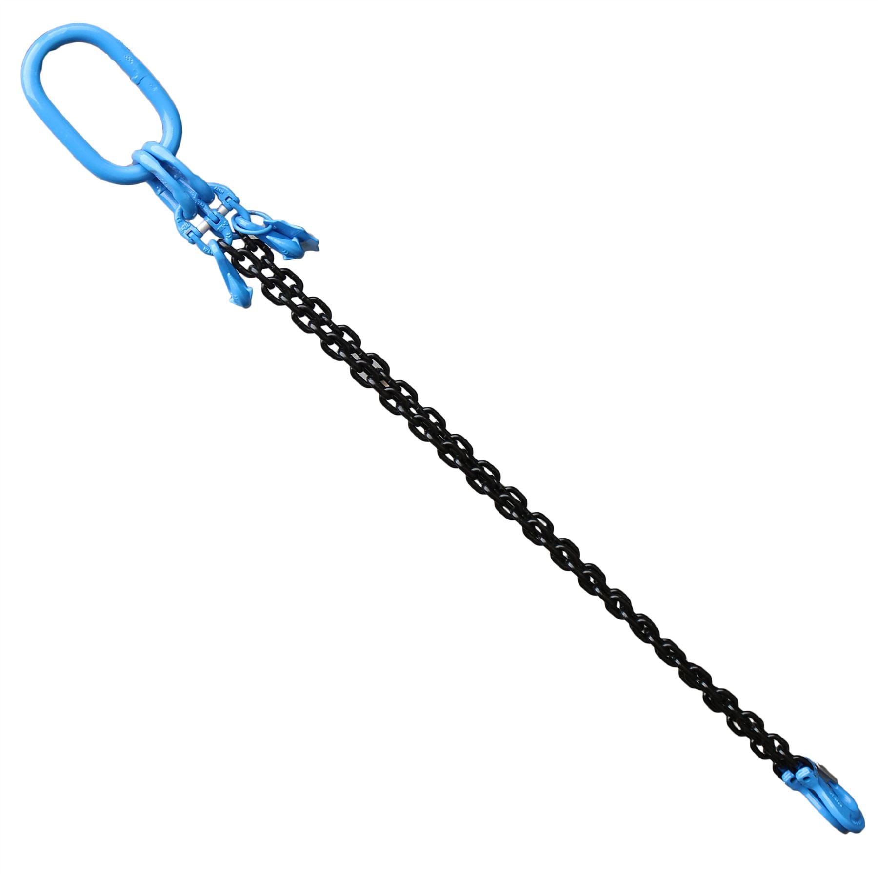 2 Leg Lifting Chain Sling with Clevis Grab Hook 1 Metre 8mm Chain WLL ...