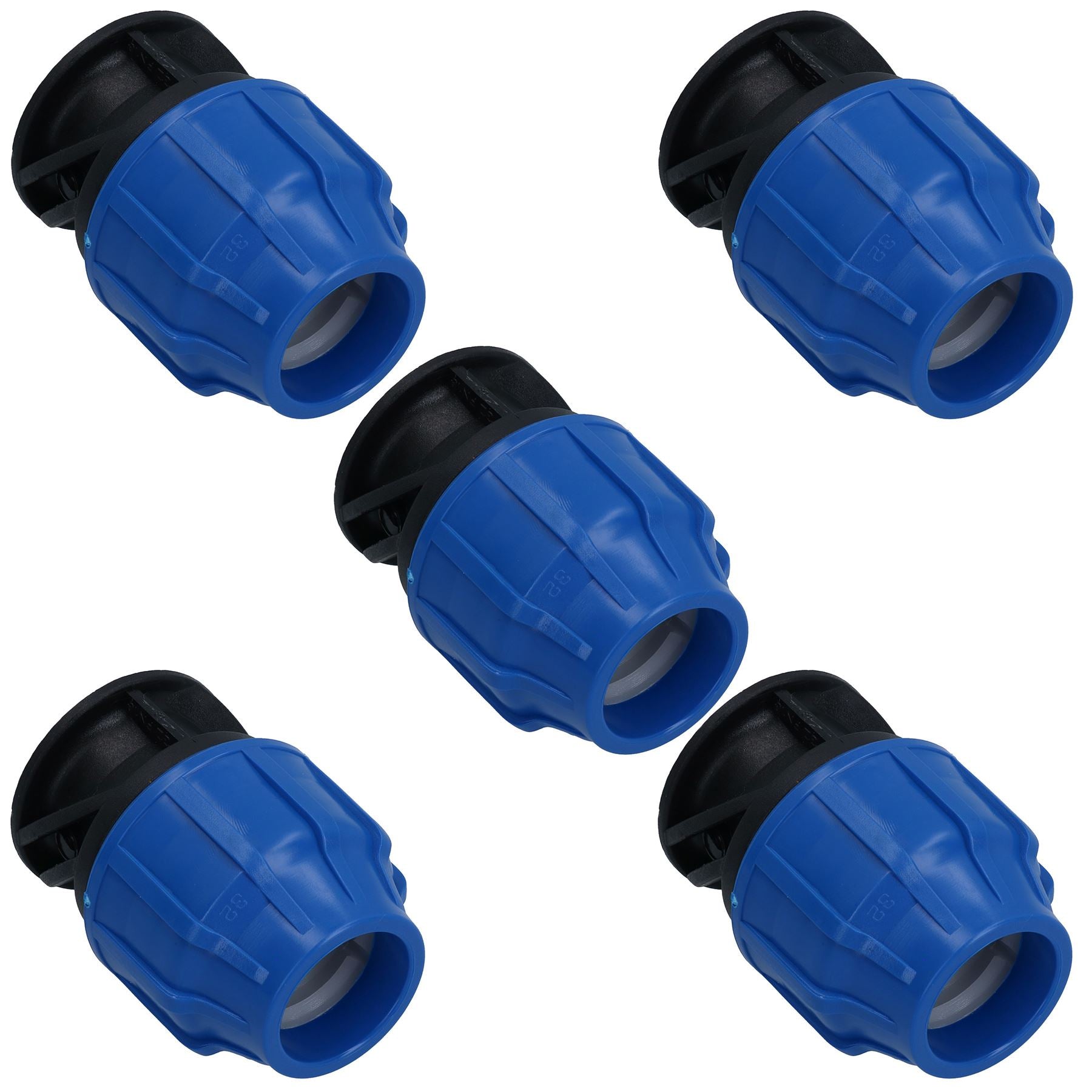 32mm x 1/2" MDPE Male Adapter Compression Coupling Fitting Water Pipe PN16