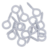 Screw Eye Hooks Fasteners Picture Curtain Hanger 8mm Hook 30mm Length