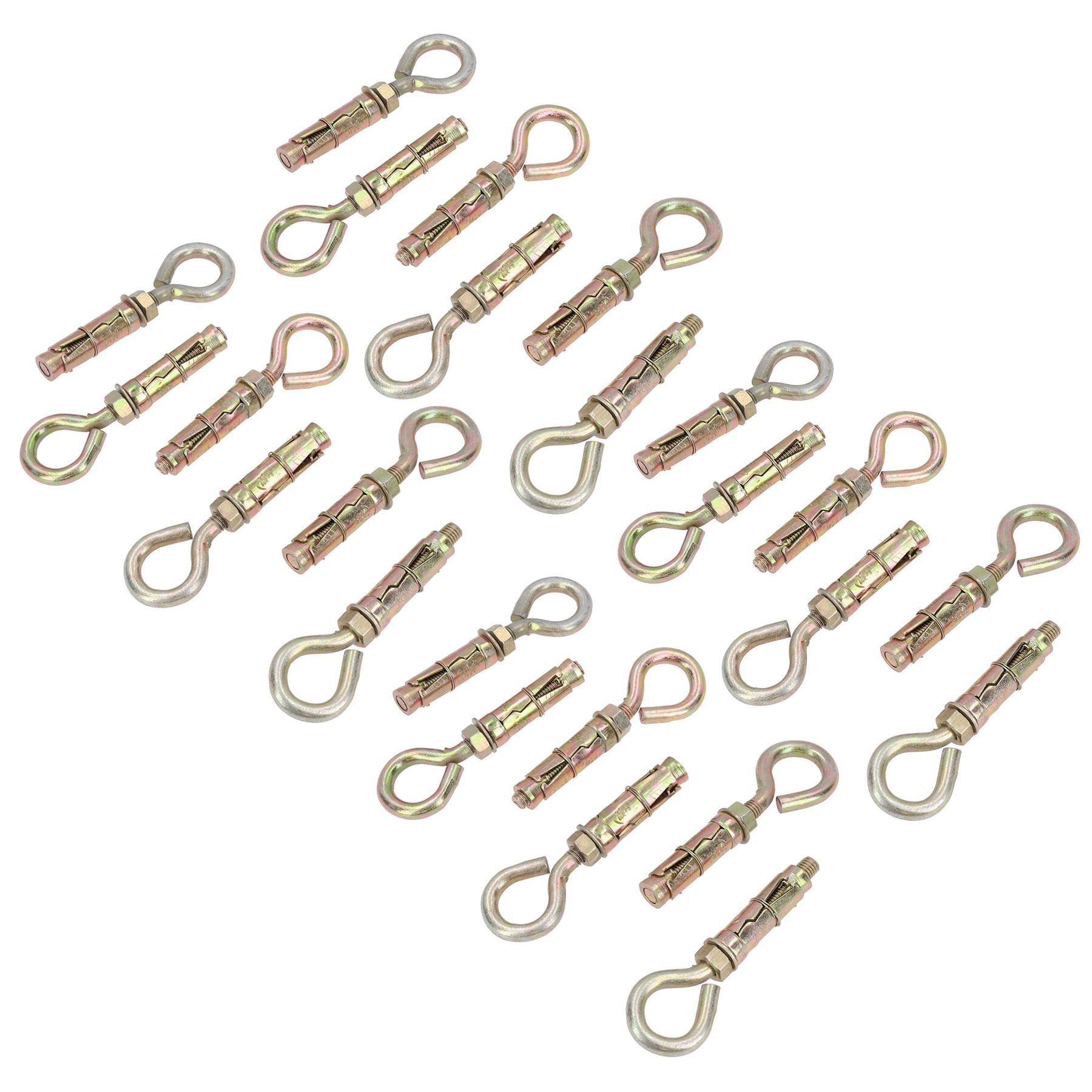 8mm Close Hook Anchor Eye Bolt Rawl Expansion Bolts Shield Wall Brick Concrete