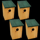 Wild Bird Nesting Nest Box Hotel Wooden Fully Treated With 30mm Diameter Hole