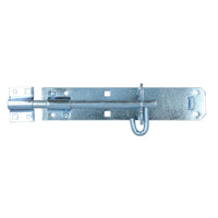 8” (200mm) Galvanised Brenton Slip Bolt Padbolt Slide Latch Lock Sheds Gates