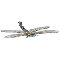 Set of 2 Metal Dragonfly Garden/Home Wall Art Ornament 35x28cm Indoor/Outdoor