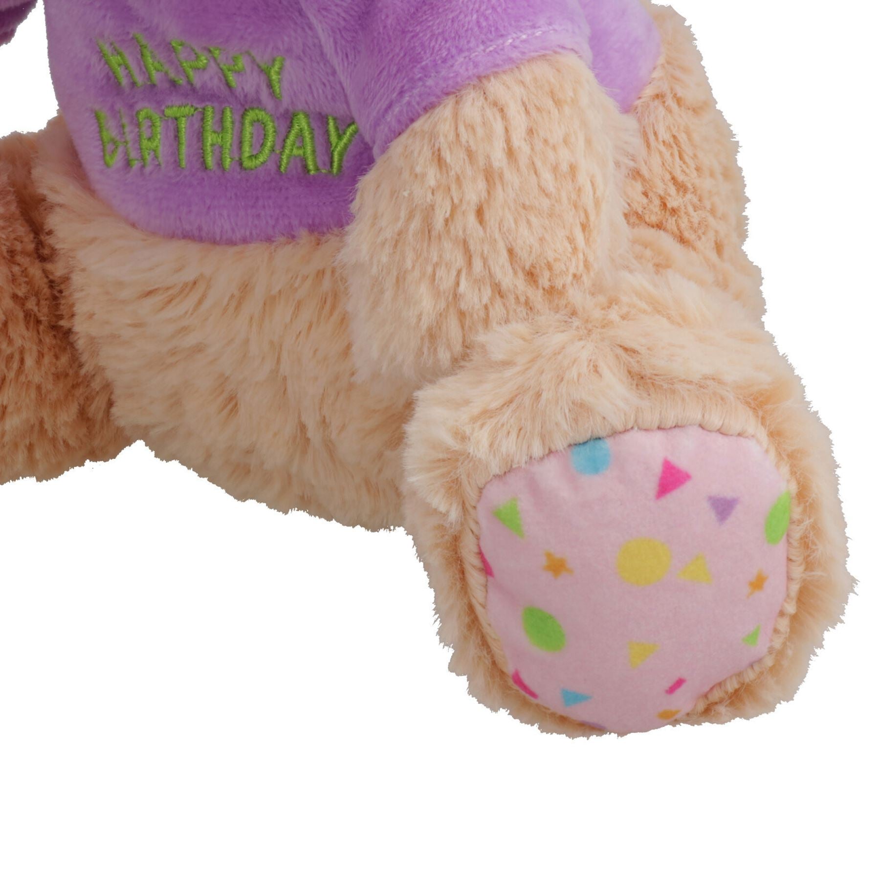 Super Soft Plush Squeaky Birthday Bear Dog Puppy Happy Birthday Gift