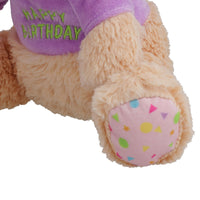 Super Soft Plush Squeaky Birthday Bear Dog Puppy Happy Birthday Gift