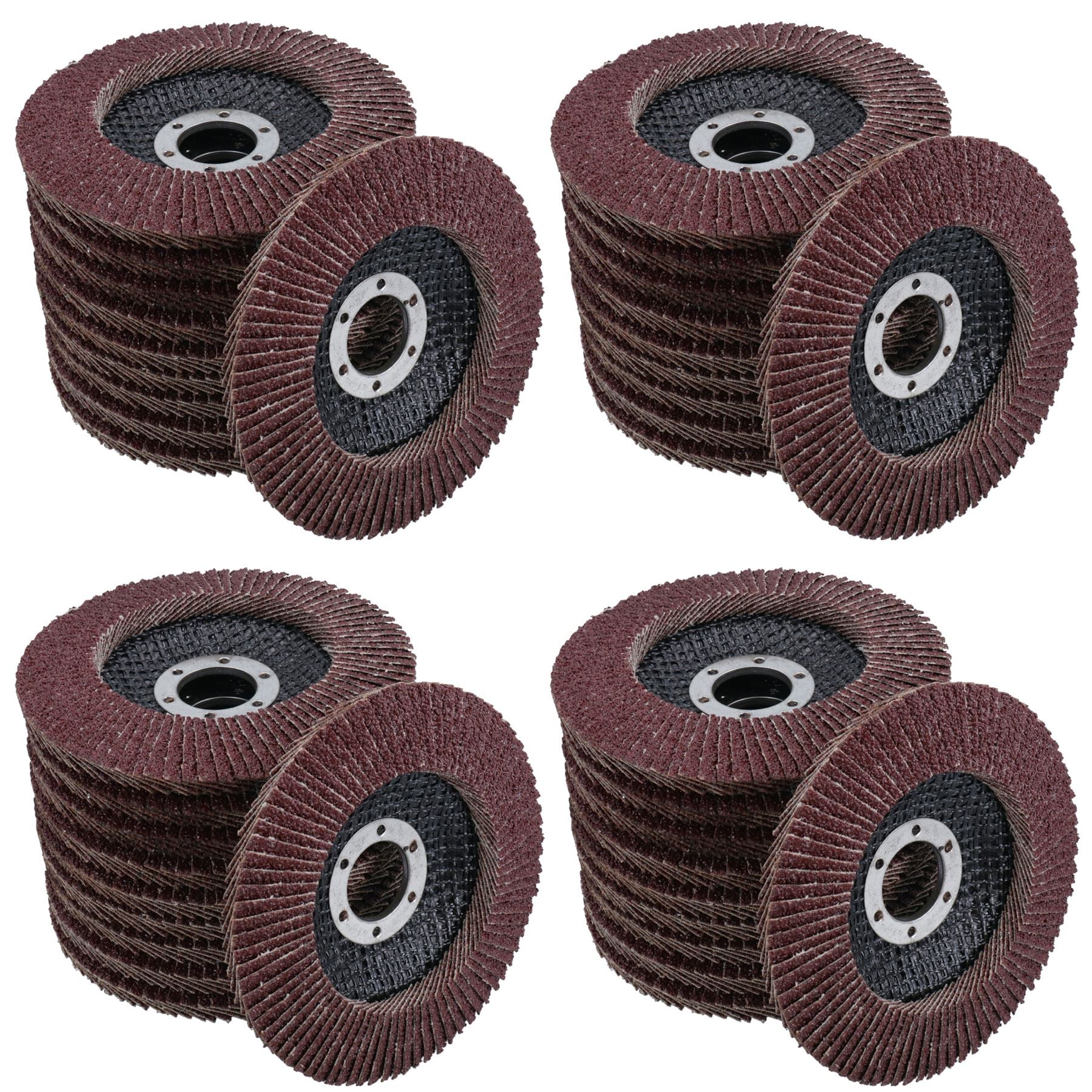 Type 29 Premium Flap Grinding Sanding Discs 80 Flaps 40 Grit Coarse 115mm