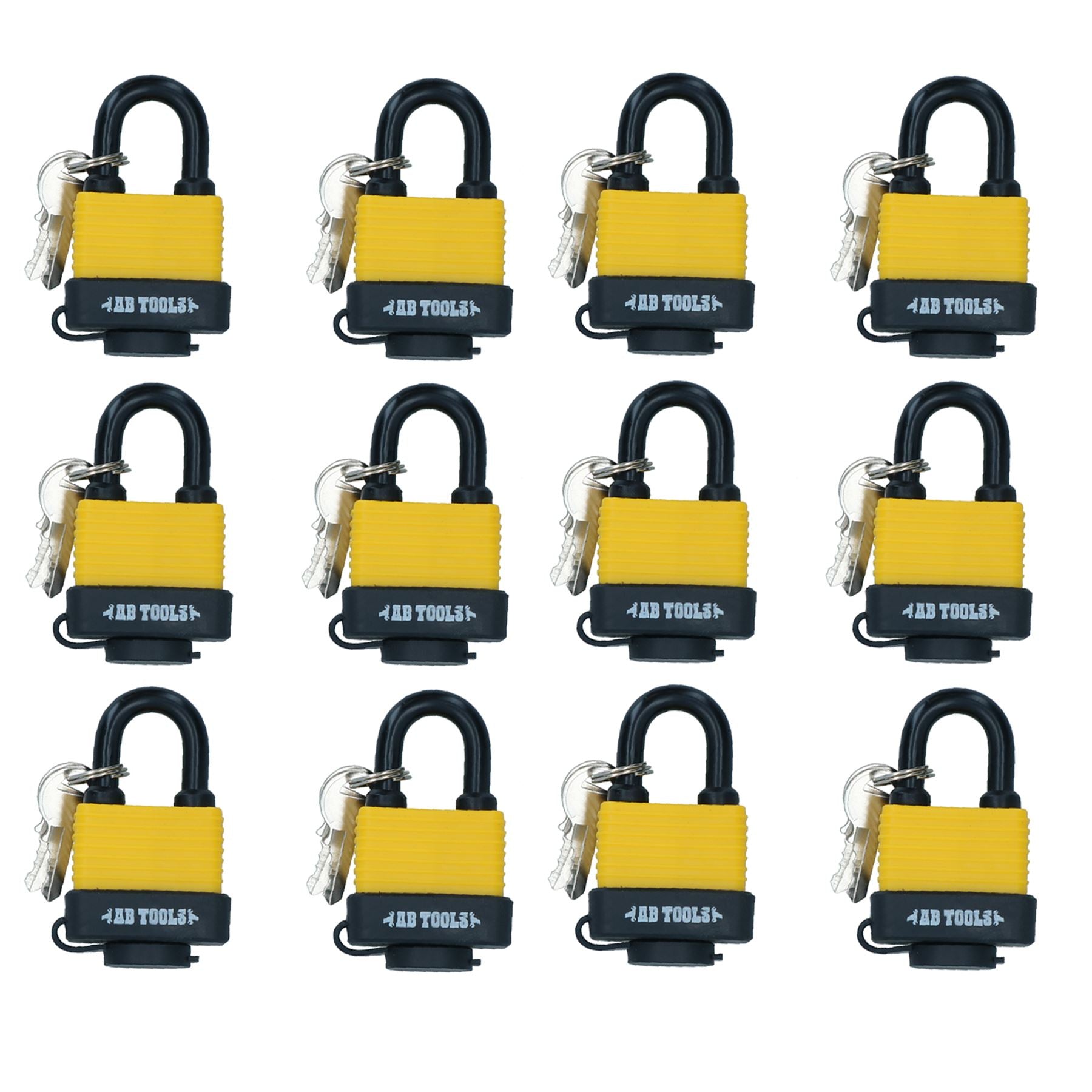 40mm Keyed Alike Padlocks Security Locks Weather Resistant + Waterproof