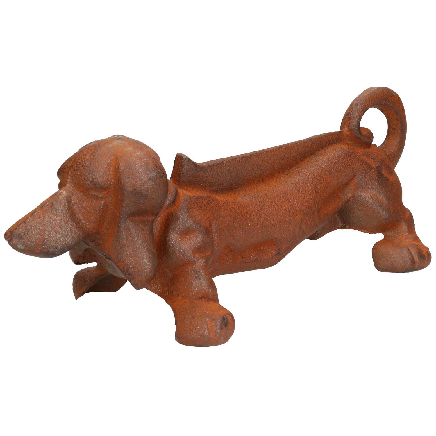 Dachshund Boot Scraper Dog Door Stop Cast Iron Mud Muck Wedge Animal House