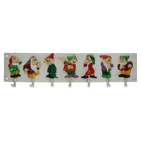 Snow White 7 Seven Dwarfs Coat Hanger Hook Disney Dwarves Rack Children