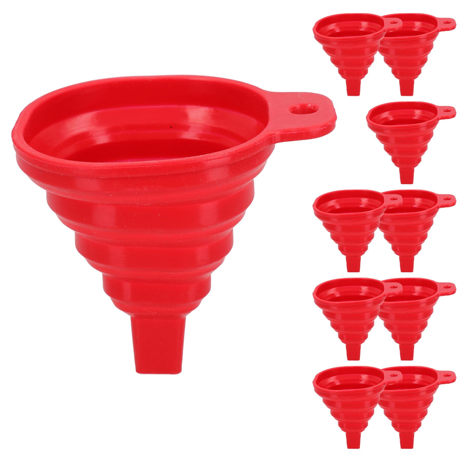 Silicone Flexible Mini Collapsible Folding Foldable Funnel -40c – 230c Kitchen