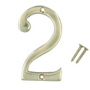 Brass House Numbers Numerals 0-9 Door Sign 70mm Plaque Street Letter Mail